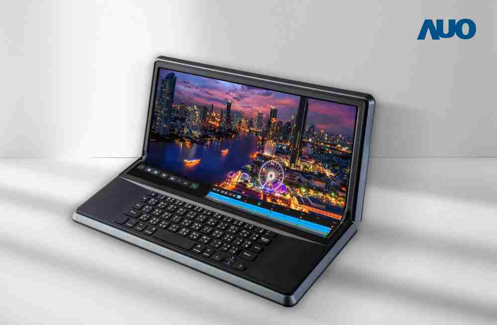 MG电玩14.6吋Micro LED折迭显示屏幕，，，搭配半径4mm的弯折绞炼，，以及高画素、、、高亮度、、、高对比度的显示技术特点，，，，即便在大视角下仍保有绝佳色相与亮度